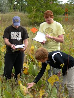 Students Studying Plants
